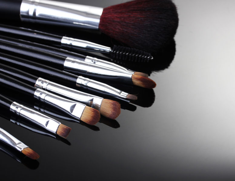 Lot De 4 Pinceaux De Maquillage En Poils Synthétiques